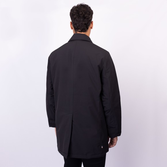 Aquascutum Mens Black Soft Shell Trench Jacket main image