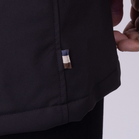 Aquascutum Mens Black Soft Shell Trench Jacket main image