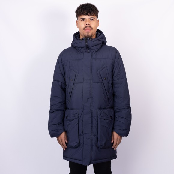 PS Paul Smith Mens Blue Fibre Down Parka main image