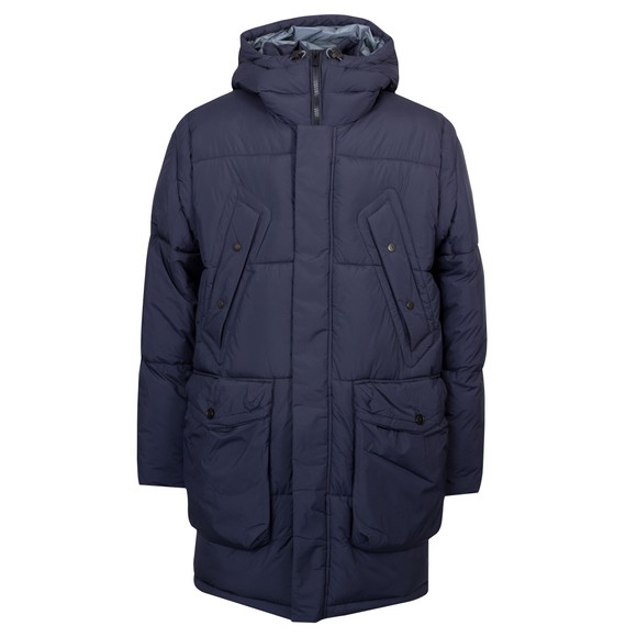 PS Paul Smith Mens Blue Fibre Down Parka main image