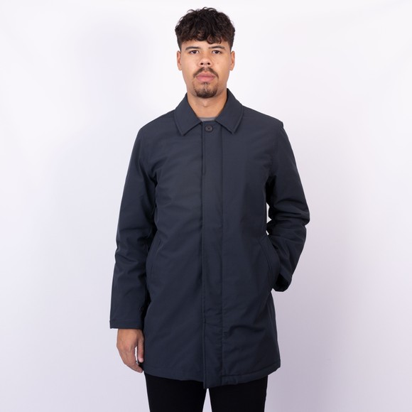 Aquascutum Mens Blue Soft Shell Trench Jacket main image