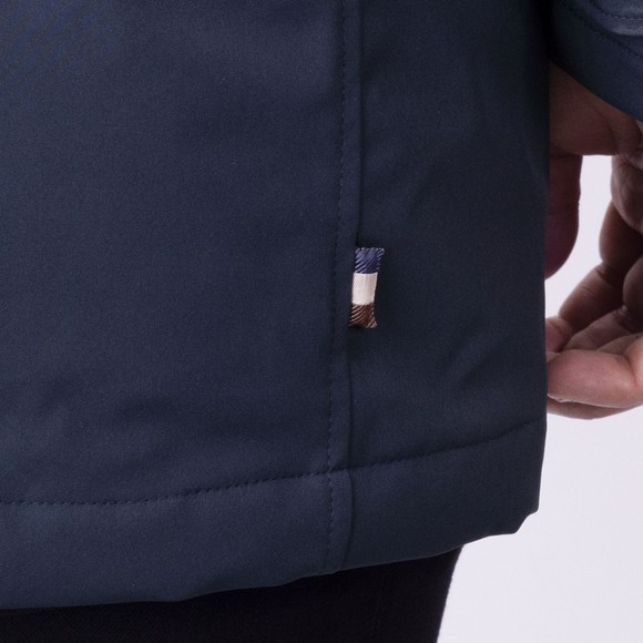 Aquascutum Mens Blue Soft Shell Trench Jacket main image