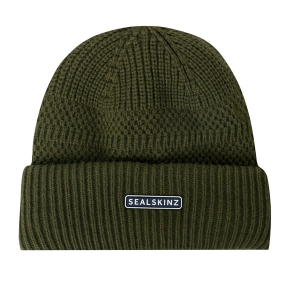 Sealskinz Mens Green Gressenhall Waterproof Beanie