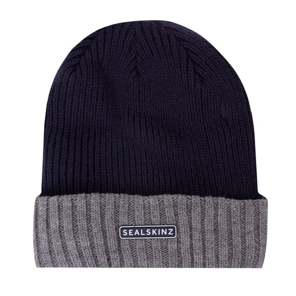 Sealskinz Mens Blue Bacton Waterproof Beanie