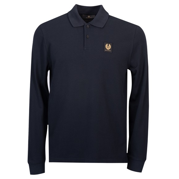 Belstaff Mens Blue Long Sleeve Polo Shirt main image