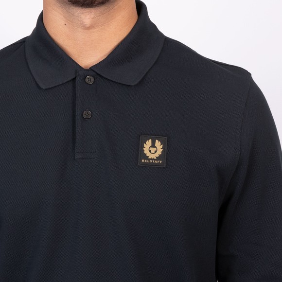 Belstaff Mens Blue Long Sleeve Polo Shirt main image