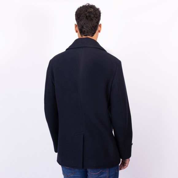 Polo Ralph Lauren Mens Blue Melton Wool Peacoat  main image