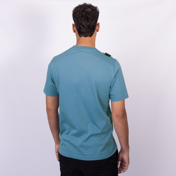 Ma.Strum Mens Blue Badge T-Shirt main image