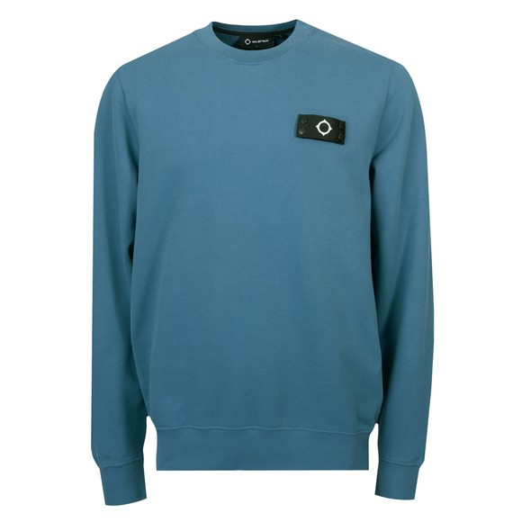 Ma.Strum Mens Blue Neo Crew Sweatshirt main image