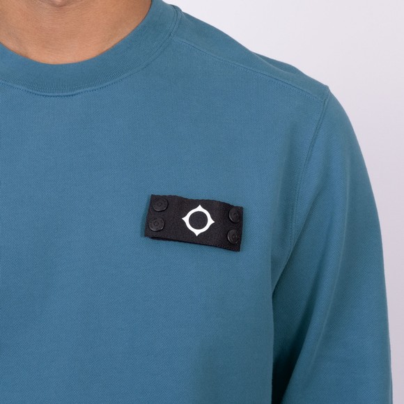 Ma.Strum Mens Blue Neo Crew Sweatshirt main image