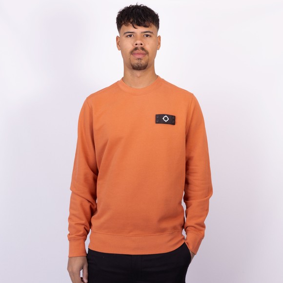 Ma.Strum Mens Orange Neo Crew Sweatshirt main image