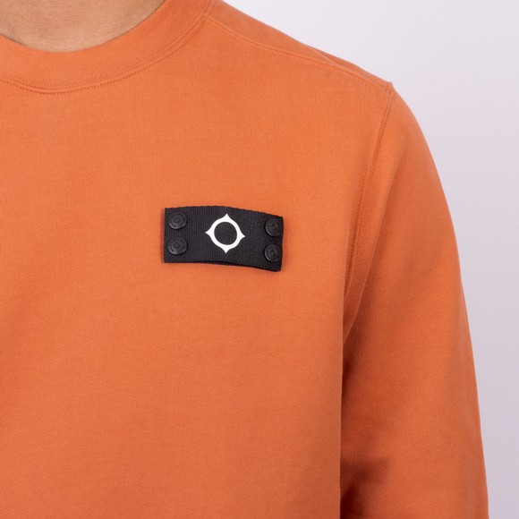 Ma.Strum Mens Orange Neo Crew Sweatshirt main image