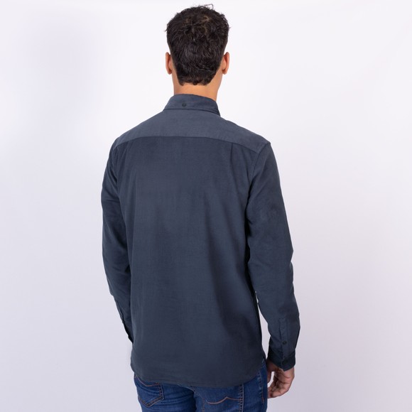 Fred Perry Mens Blue Needle Cord Shirt main image