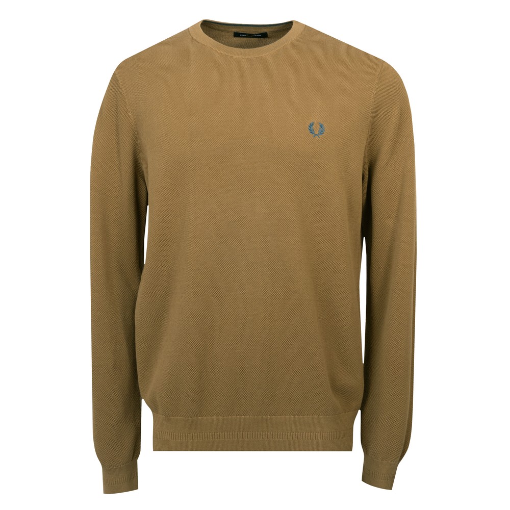 Pique Stitch Crew Neck Jumper