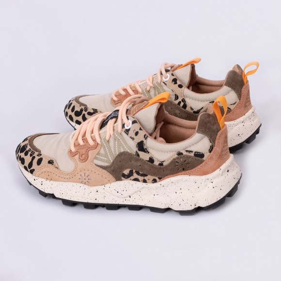 Flower Mountain Womens Beige Yamano 3 Trainer main image