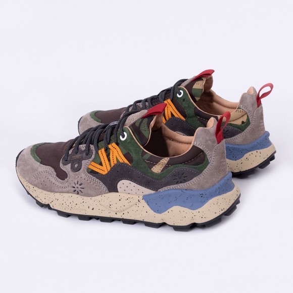 Flower Mountain Mens Grey Yamano 3 Trainers main image