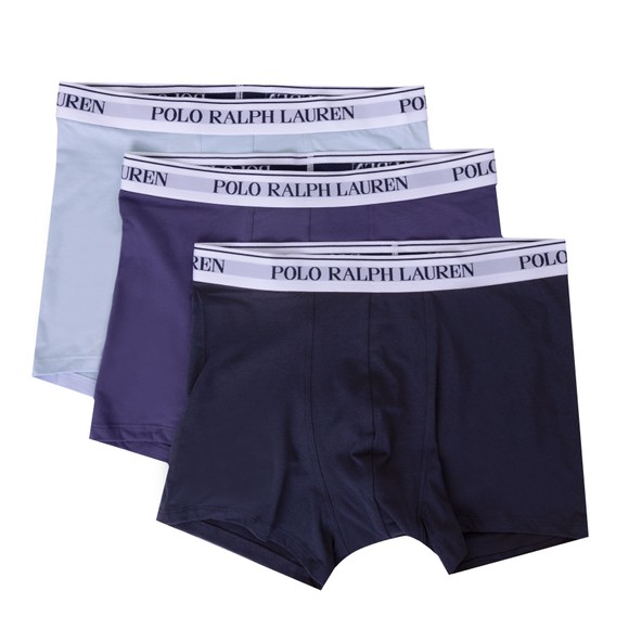 Polo Ralph Lauren Mens Blue 3 Pack Stretch Trunks main image