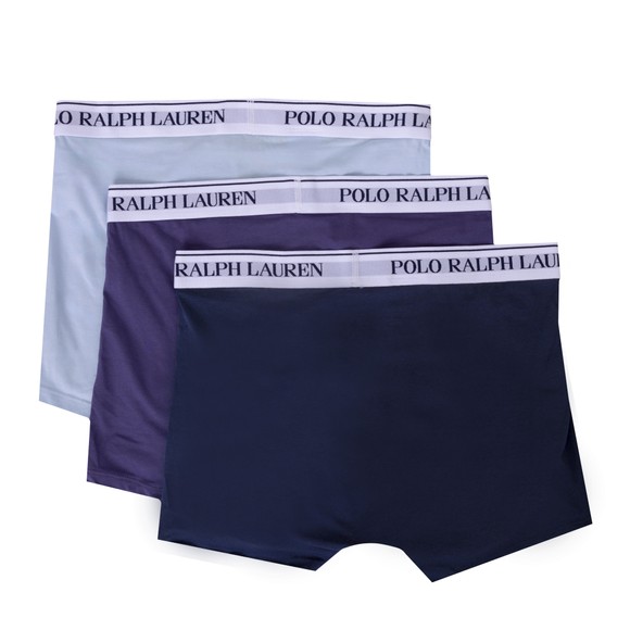 Polo Ralph Lauren Mens Blue 3 Pack Stretch Trunks main image