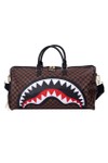 Sprayground Mens Brown Sawtooth Sharks In Paris Duffle Bag