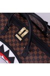 Sprayground Mens Brown Sawtooth Sharks In Paris Duffle Bag