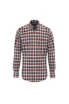Fynch Hatton Mens Red Colorful Washed Oxford Shirt