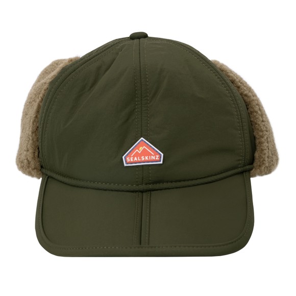 Sealskinz Mens Green Upton Waterproof Puffer Hat