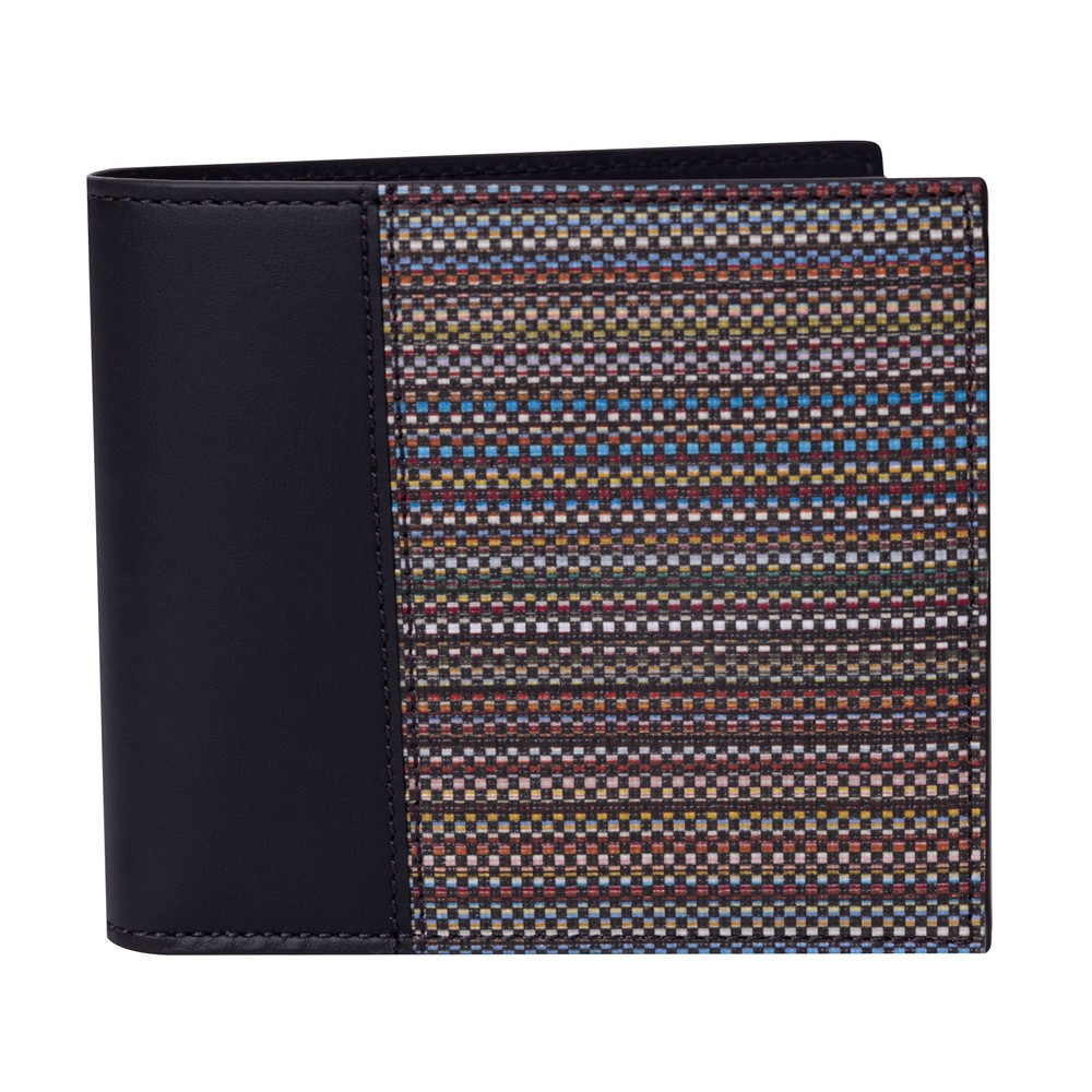 Signature Stripe Coated Wallet