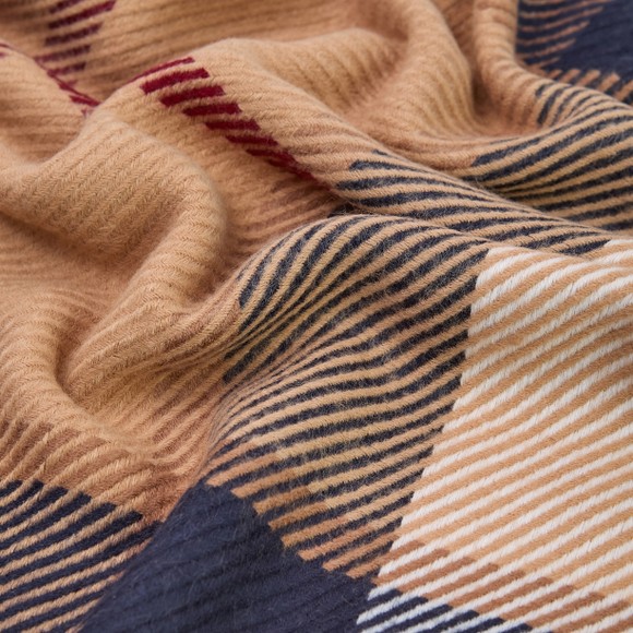 Barbour Lifestyle Womens Beige Blair Tartan Scarf main image