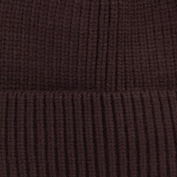 Barbour International Womens Brown Mallory Pom Pom Beanie main image
