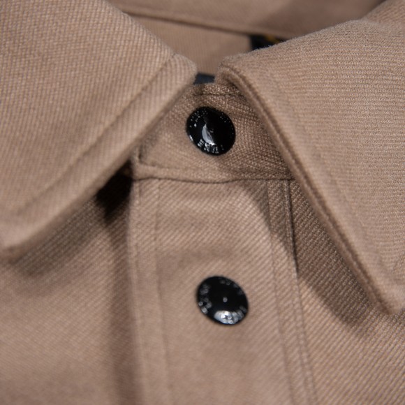 Luke 1977 Mens Beige Ettrick Overshirt main image