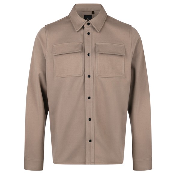 Luke 1977 Mens Beige Ettrick Overshirt
