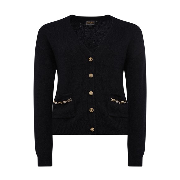 Holland Cooper Womens Black Mila Cardigan main image