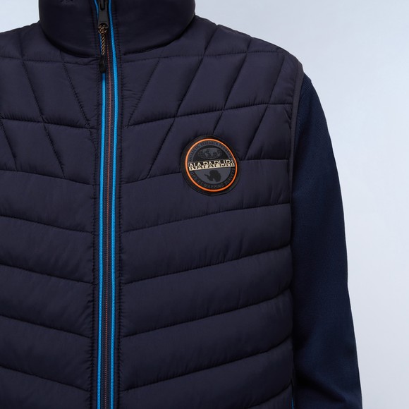 Napapijri Mens Blue A-Lapaz Gilet main image