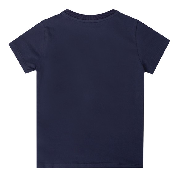 Moschino Boys Blue Script Logo T Shirt main image