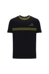 Sergio Tacchini Mens Black New Supermac T-Shirt