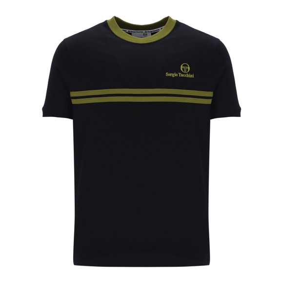 Sergio Tacchini Mens Black New Supermac T-Shirt