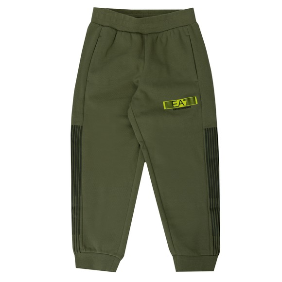 EA7 Emporio Armani Boys Green Boys Tape Jersey Jogger