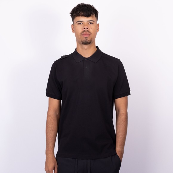 Ma.Strum Mens Black Jersey Polo Shirt main image