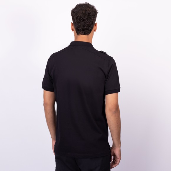 Ma.Strum Mens Black Jersey Polo Shirt main image