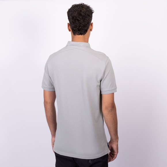 Ma.Strum Mens Grey Core Pique Polo Shirt main image