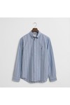 Gant Mens Blue Oxford Stripe Shirt