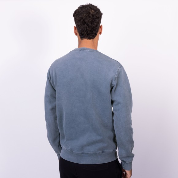 Colorful Standard Mens Blue Organic Crew Sweatshirt main image