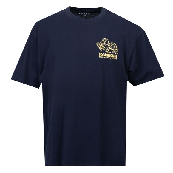 Edwin Mens Blue Kamera T-Shirt main image
