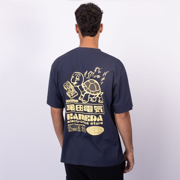 Edwin Mens Blue Kamera T-Shirt main image
