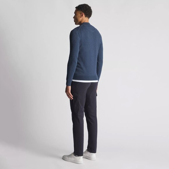 Remus Mens Blue Half Zip Jumper main image