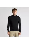 Remus Mens Black Half Zip Jumper