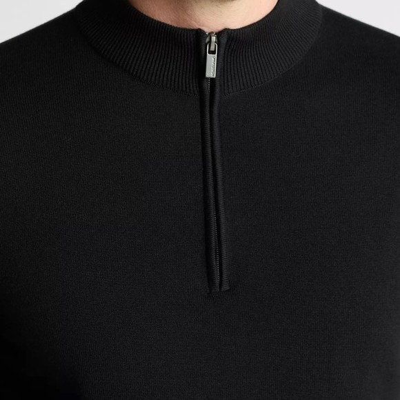 Remus Mens Black Half Zip Jumper main image