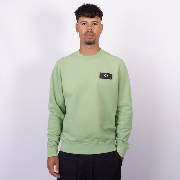 Ma.Strum Mens Green Neo Crew Sweatshirt main image