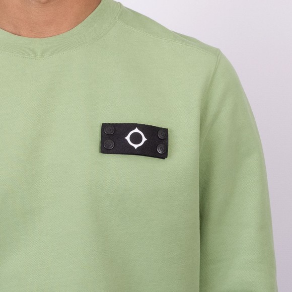 Ma.Strum Mens Green Neo Crew Sweatshirt main image