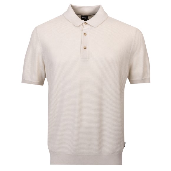BOSS Mens Beige H-Iannotti Polo Shirt main image